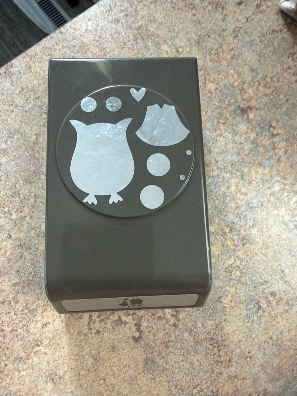 Stampin' Up! Owl Paper Punch - Beige and Gray